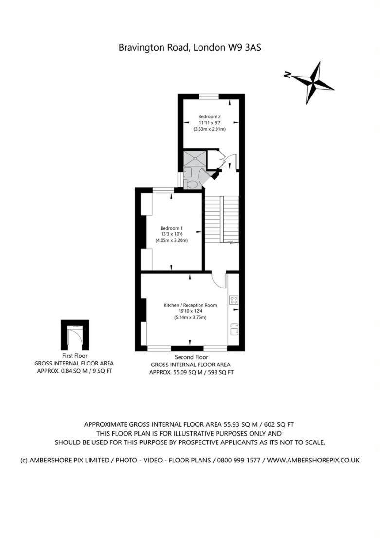 Modern Split Level 2br Spacious Maida Vale Appartamento *